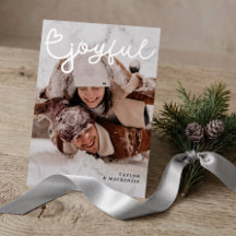 Glädjerik jul Lägg till eget foto och text
