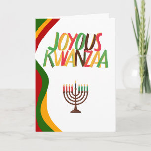 Glädjerik Kwanzaa Helgkort
