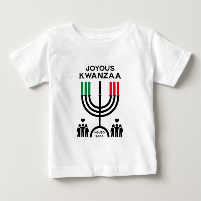 Glädjerik Kwanzaa T Shirt (Framsida)