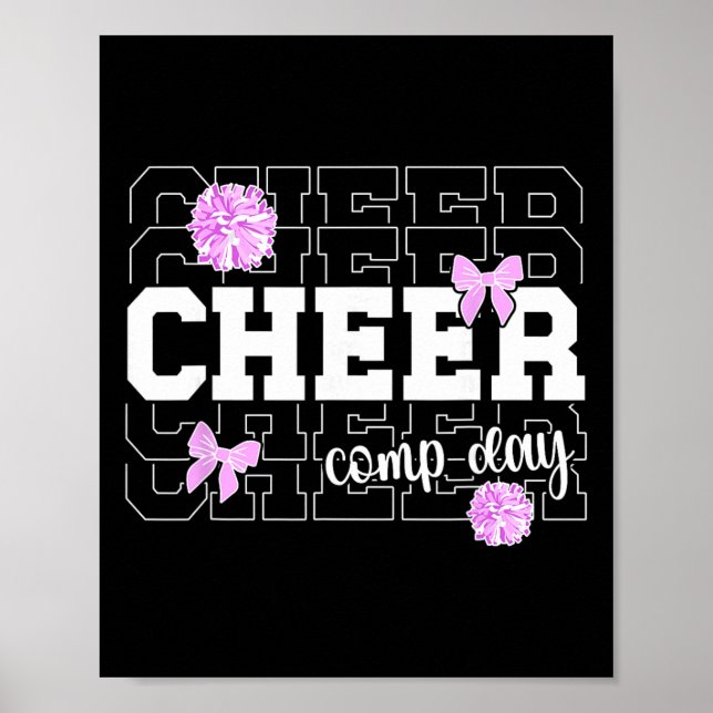 Glädjetävlingdag för Cheerleading-fans Uni-ch Poster (Framsidan)