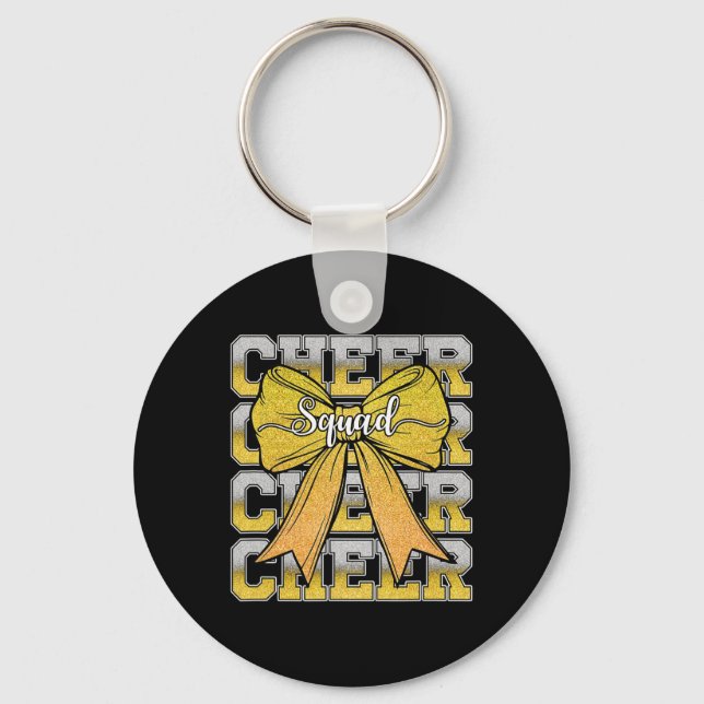 Glädjetrupp Rollig Cheerleader Cheerleading Kokett Nyckelring (Framsida)