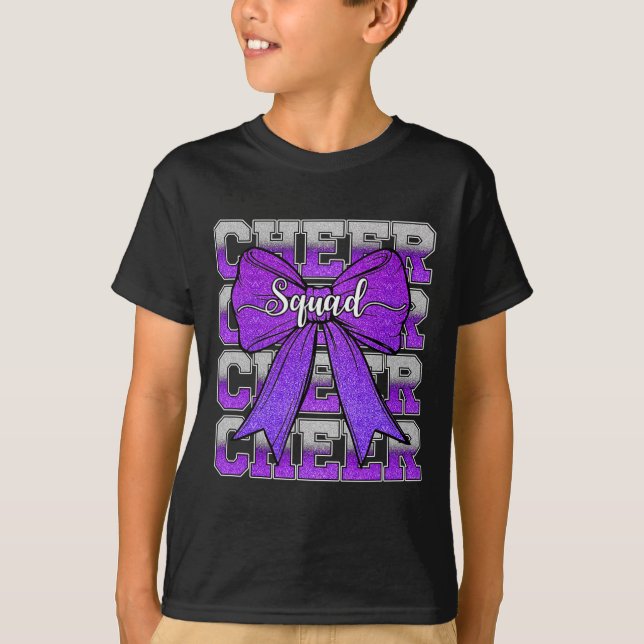 Glädjetrupp Rollig Cheerleader Cheerleading Kokett T Shirt (Framsida)