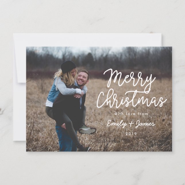 Gladlig Jul Julkort (Framsida)