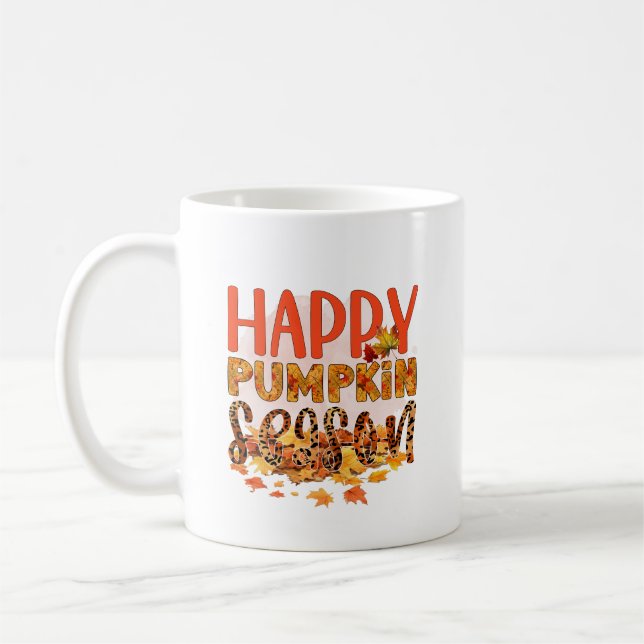 Gladlig Pumpasäsong Höst  Kaffemugg (Vänster)