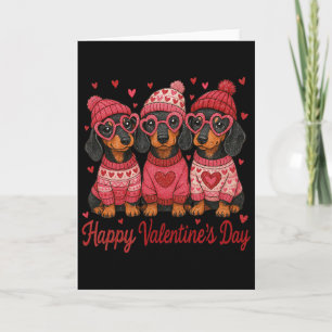 Gladlig Valutasdag Dachshund Mamma Coquette Rosa H Kort