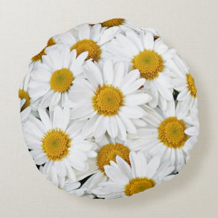Gladlynt daisy rund kudde