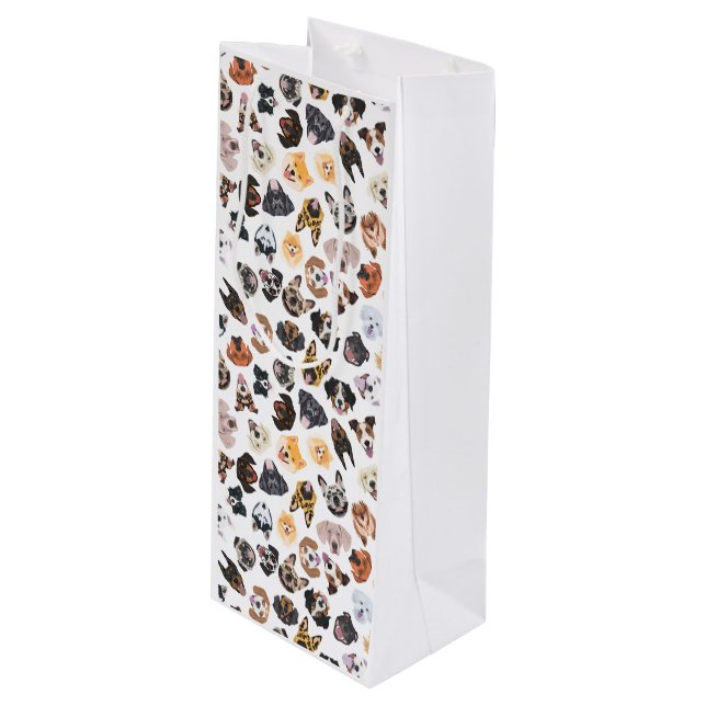 Gladlynt illustration med hundar (Framsidan Vinklad)