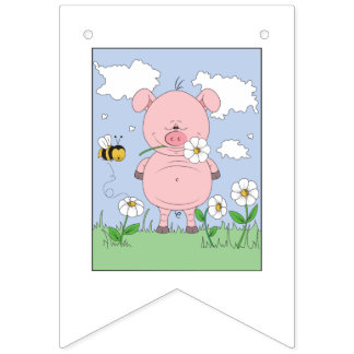 Gladlynt rosa gristecknad vimplar