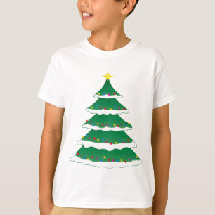 Gladlynt stamträd för juljulaftonhelgdag t-shirt