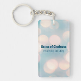 Gladness-känsla, känsla av Joy Acrylic Keychain
