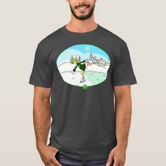 Gladstone Gander Ice-skridskor T Shirt