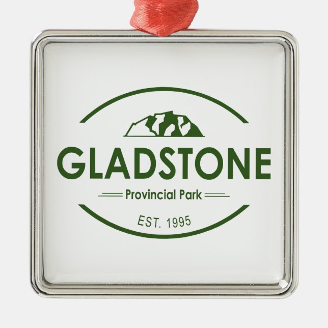 Gladstone Provinspark Julgransprydnad Metall (Framsidan)