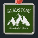 Gladstone Provinspark Julgransprydnad Metall<br><div class="desc">Gladstone Provincial Park är belägen på det populära Christina Sjö och omringad av det andande bergsområdet Monashee och erbjuder fantastiska möjligheter till familjecamping,  simning och båtresor. Parken skryter med 48 km självstyrda vandringsspår och baklandsspår.</div>