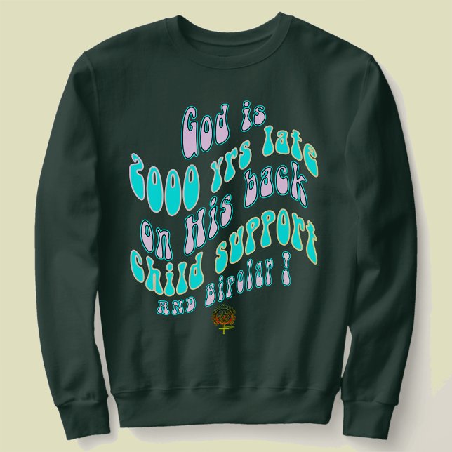 GladWorkT GOD ÄR 2 000 YRS SENT PÅ STÖD FÖR BARN Hoodie (Skapare uppladdad)