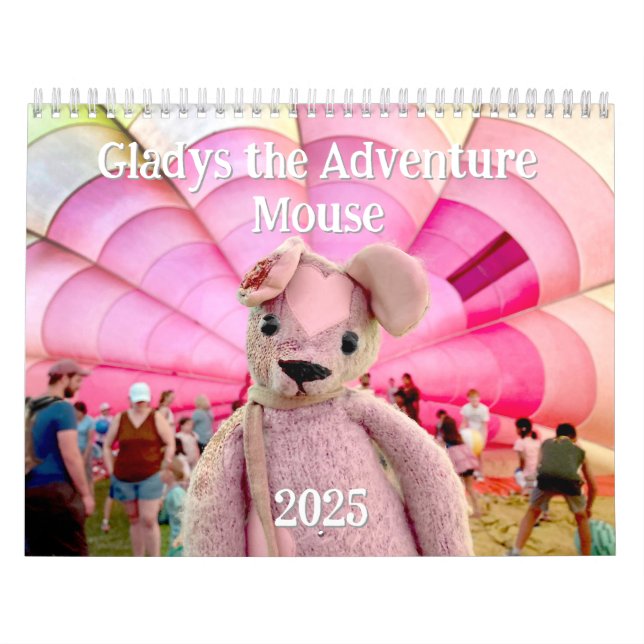 Gladys the Äventyr Mouse 2025 Calendar Kalender (Omslag)