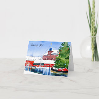 Glæ delig jul, dansk jul kort