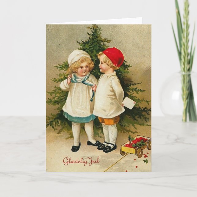 Glaedelig Jul Helgkort (Framsida)