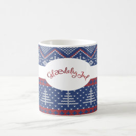 Glaedelig Jul jul Sweater Sticka Kaffemugg