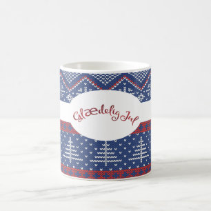 Glaedelig Jul jul Sweater Sticka Kaffemugg