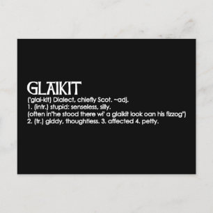 Glaikit Vykort