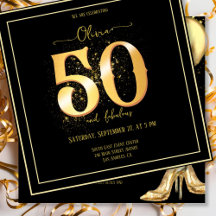 Glam 50 och Fabulous Sparkling Guld Black
