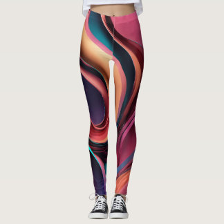 "Glam Abstrakt Leggings: Elevate Your Stil" Leggings