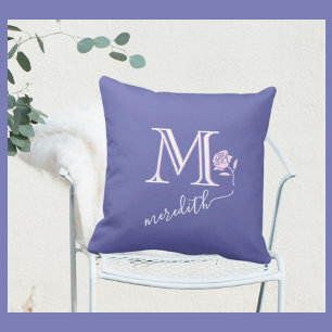 Glam Anpassningsbar Monogram Namn Ro Kudde