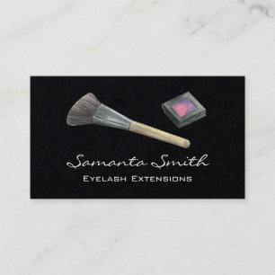 Glam Beauty Makeup Artist Eyelash & Läppar Busines Visitkort