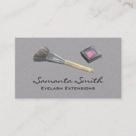 Glam Beauty Makeup Artist Eyelash & Läppar Busines Visitkort