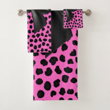 Glam Black Bow-Rosa Leopard-Black
