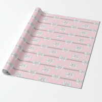 Glam Blush Rosa Tiffany Tema Vit Slinga Pärlor