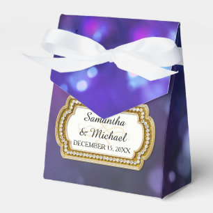 Glam Bokeh Gnistra Glitter Black Tie Presentaskar