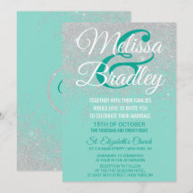 Glam bröllop för kricka för vitglitterSparkles