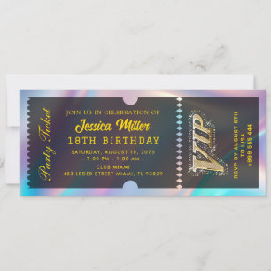 Glam Celebration Event Pass Inbjudningar