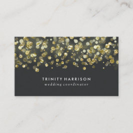 Glam chic Fauxguld för Sequins | omkullkastar Visitkort