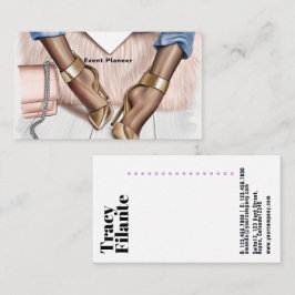 Glam Chic Mode Visitenkort Visitkort