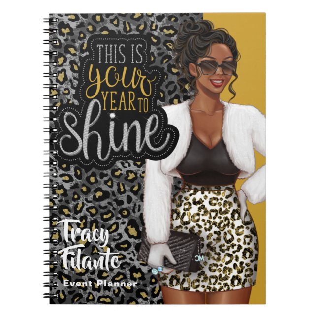 Glam Chic Modechef Anteckningsbok (Framsidan)