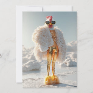 Glam Chicken på Ice Inbjudningar
