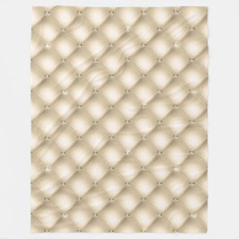 Glam Cream Champagne Diamond Glitz Bröllop Fleecefilt