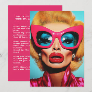 Glam Diva i Retro Shades Kort