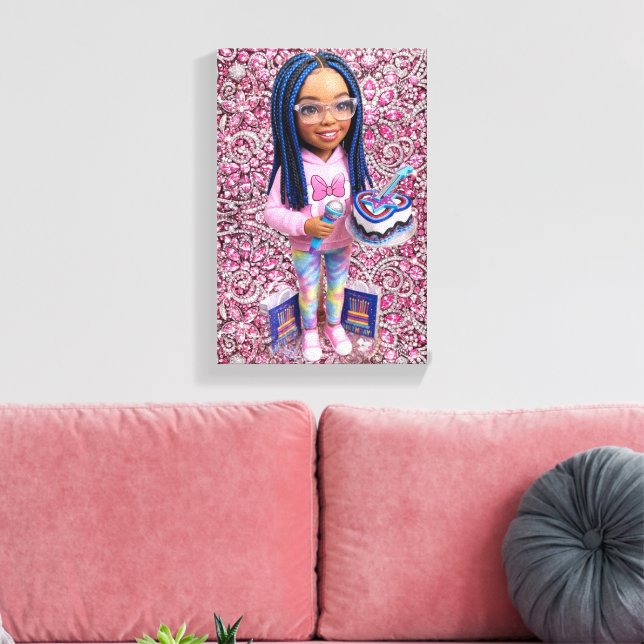 Glam Doll Canvastryck (Insitu (Vardagsrum))