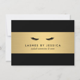 Glam Eyelash Black and Guld Gift Certificate