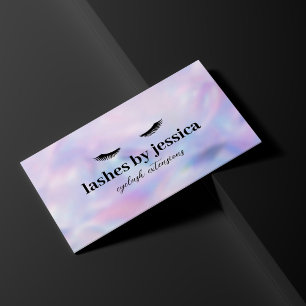 Glam Eyelash Hologragragragrafi Visitkort