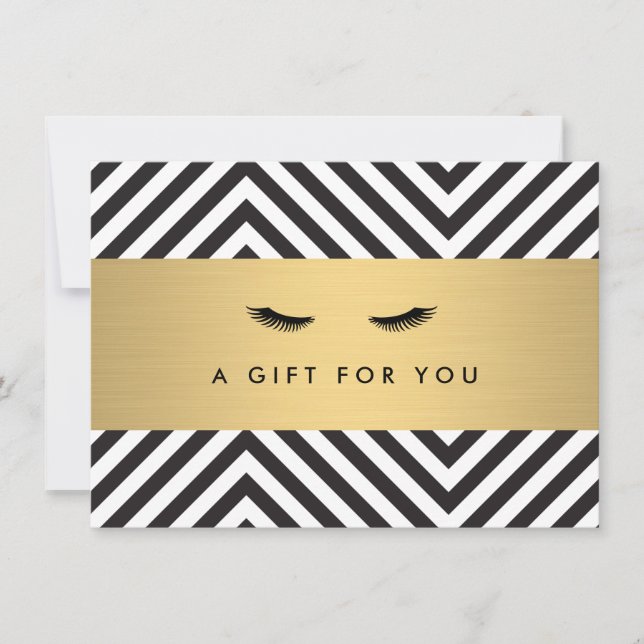 Glam Eyelash with Bold Mönster Gift Certificate (Framsida)