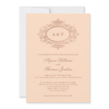 Glam Faux Ro Guld på Rosa Bröllop