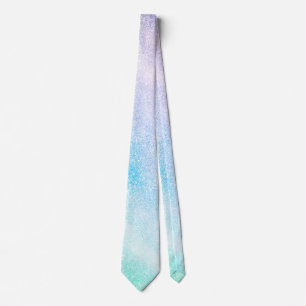 Glam för den moderna blå Lilan Glitter Slips