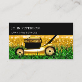 Glam för  gräddskärningstjänster för gräsmatta visitkort