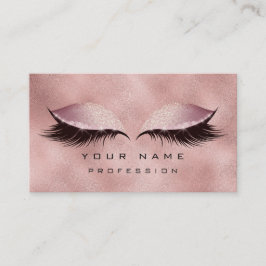 glam för Makeup Öga Lash Glitter Ro Guld Visitkort