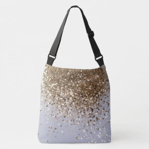 Glam för strykning Champagne Guld Glitter #1 Axelväska