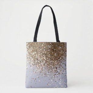Glam för strykning Champagne Guld Glitter #1 Tygkasse